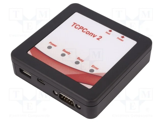 Conversor de Interface, Ethernet,Rs232,Usb, 95x95x25mm, 5vdc