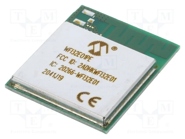 M&oacute;dulo: Wifi, Ieee 802.11b/G/N, Adc X12,I2c,Spi X2,Uart X3,Usb