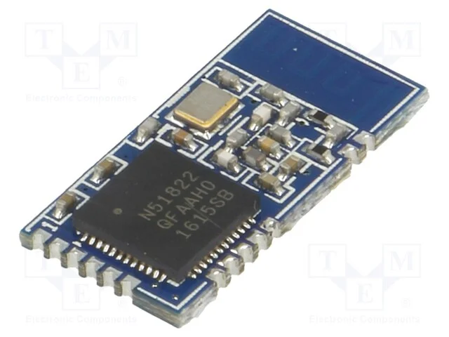 Módulo: Bluetooth Low Energy, SWD,UART, SMD, 18,5.