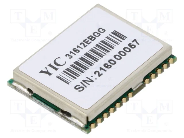 M&oacute;dulo: Gps/Beidou/Galileo/Qzss, +2,5m, Gps, -165dbm, 2,8&divide;4,3vdc