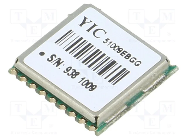 M&oacute;dulo: Gps/Qzss, +2,5m, Gps, -161dbm, 3&divide;4,3vdc, 9,6kbps, 10hz, Uart