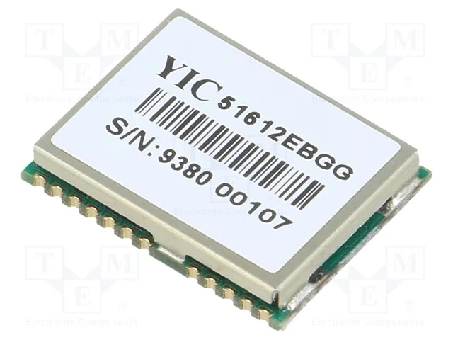 M&oacute;dulo: Gps/Qzss, +2,5m, Gps, -161dbm, 3&divide;4,3vdc, 9,6kbps, 10hz, Uart