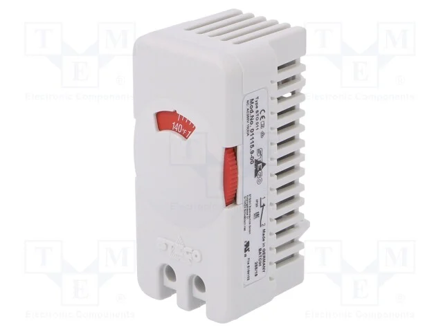 Sensor: Termostato, Nc, 10a, 250vac, Grampos de Torção, -45÷80c