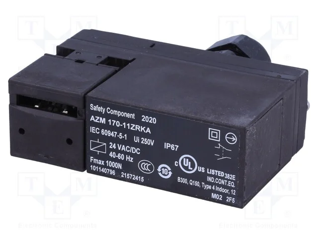 Interruptor de Segurança: de Bloqueio, Azm 170, Nc + No, Ip67