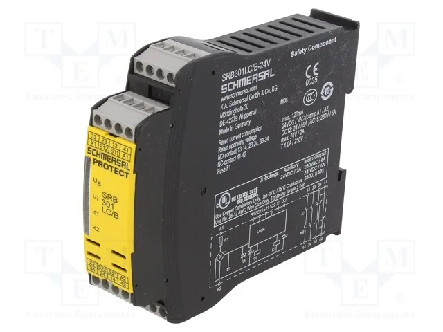 Módulo: Relé de Segurança, Srb 301lc, 24vac, 24vdc, -25÷45c, Ip20