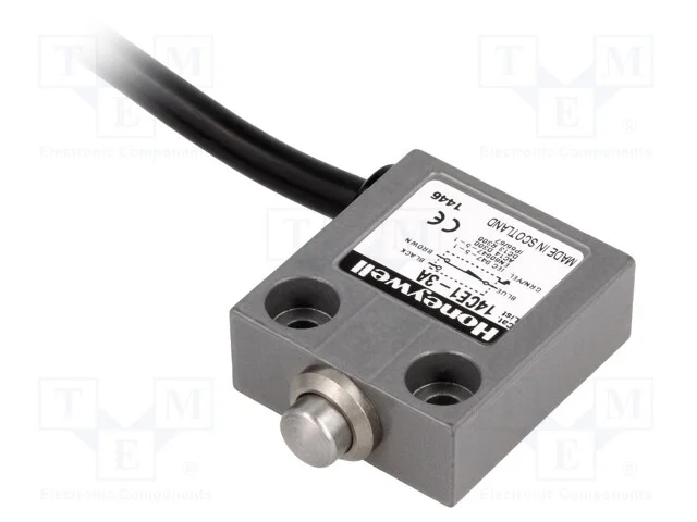 Interruptor Extremo, Haste 10mm, Spdt, 5a, Max.240vac, Max.28vdc