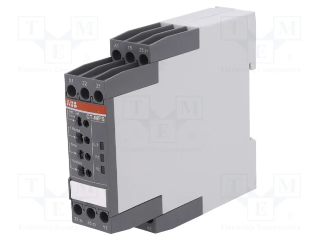 Relé temporizado, 0,05s÷300h, SPDT x2, 250VAC/4A,.