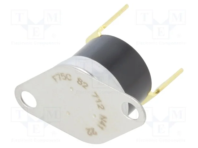 Sensor: termostato, NO, Topen: 60C, Tclos: 75C, 1.