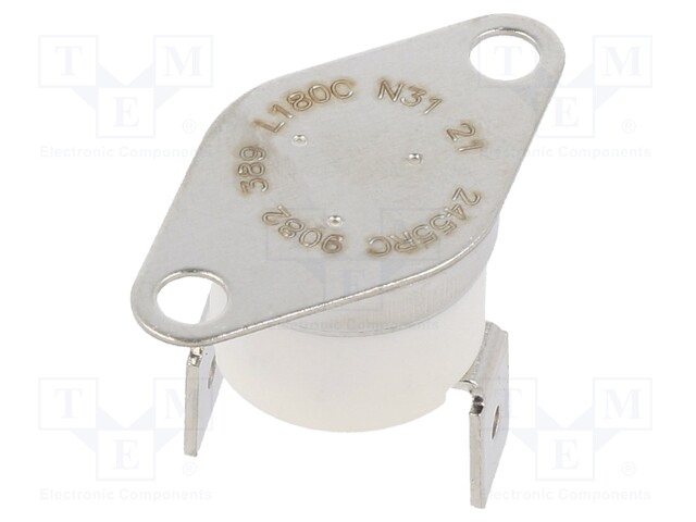 Sensor: termostato, NC, Topen: 180C, Tclos: 150C,.