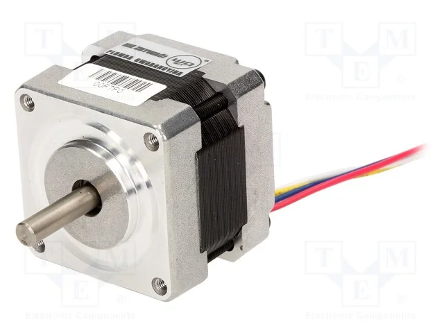 Motor: DC, bipolar,passo-a-passo, 12VDC, passo 1,.