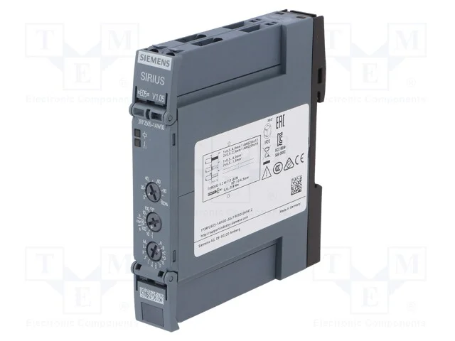 Relé temporizado, 0,05s÷100h, SPDT, 250VAC/3A, Ut.