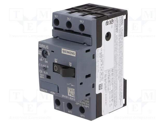 Disjuntor de Motor, 0,18kw, 220÷690vac, para Trilho Din