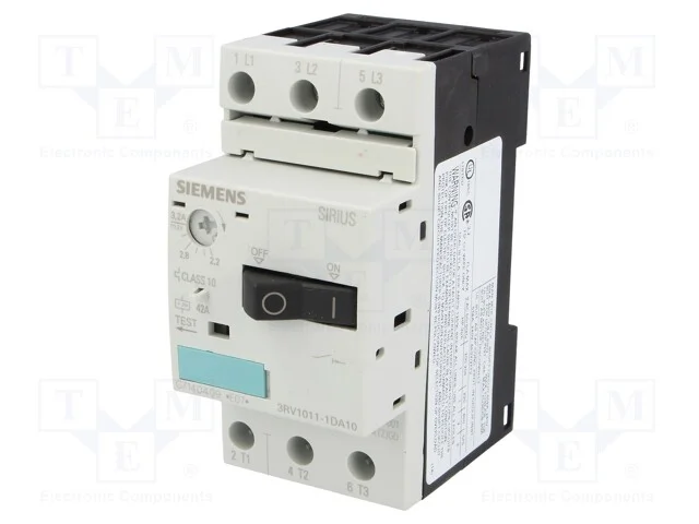 Disjuntor de Motor, 1,1kw, 220÷690vac, para Trilho Din