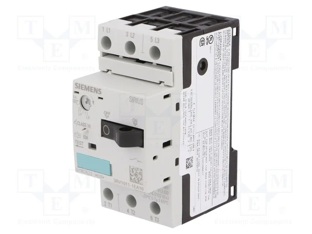 Disjuntor de Motor, 1,5kw, 220÷690vac, para Trilho Din