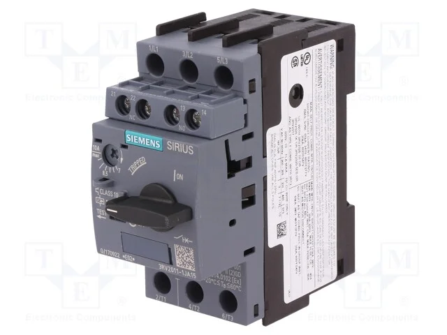 Disjuntor de Motor, 4kw, No + Nc, 220÷690vac, para Trilho Din