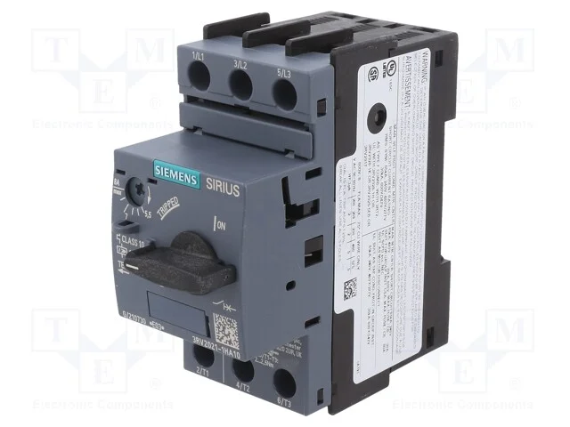 Disjuntor de Motor, 3kw, 220÷690vac, para Trilho Din, Tamanho: S0