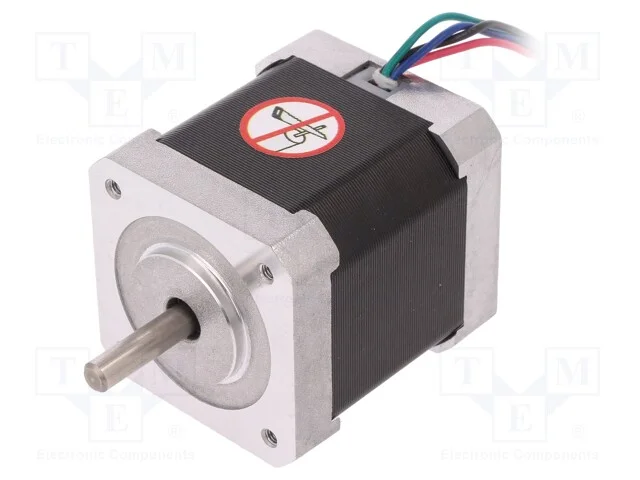 Motor: DC, passo-a-passo, 12VDC, passo 1,8, 0,42N.