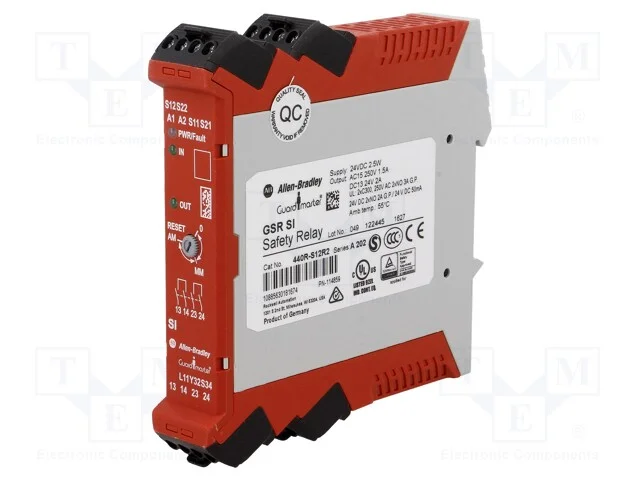 Módulo: Relé de Segurança, Gsr, 24vac, 24vdc, In: 2, Out: 2, -5÷55c