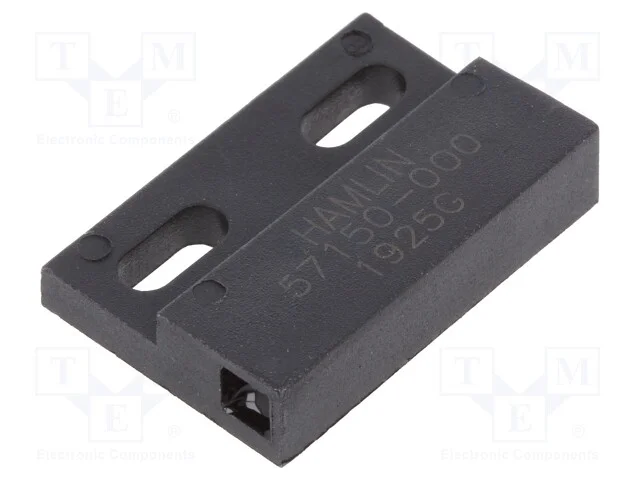Íman: fixo, 28,57x14,28x6,35mm, AlNiCo-5