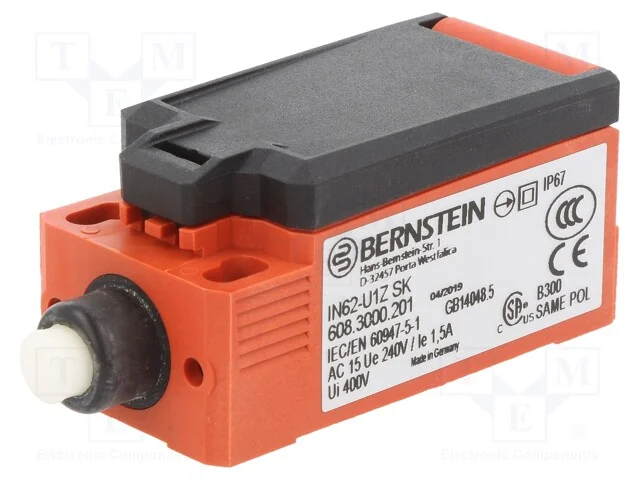 Interruptor Extremo, No + Nc, 5a, Max.240vac, Max.24vdc, M20, Ip66