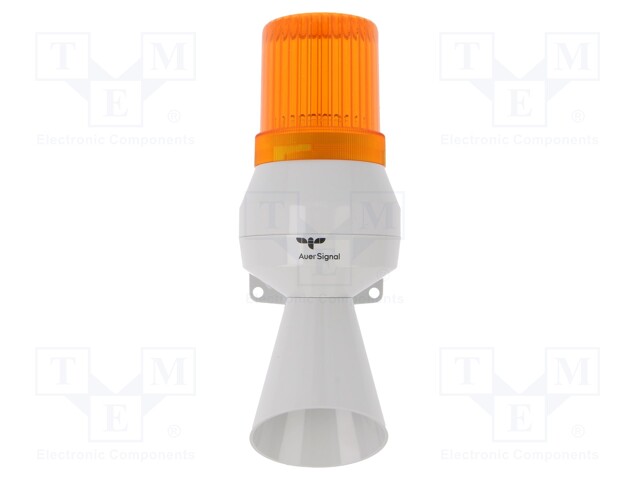Sinalizador: Sonoro- Fônico, 230÷240vac, Lâmpada Ba15d, Laranja
