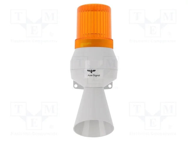 Sinalizador: Sonoro- Fônico, 230÷240vac, Lâmpada Ba15d, Laranja