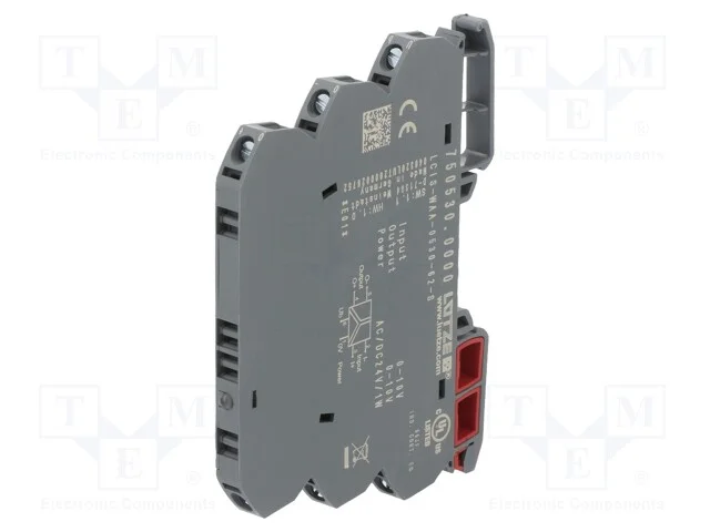 Indutor: de Sinais Anal&oacute;gicos, para Trilho Din, 0&divide;10v, Ip20