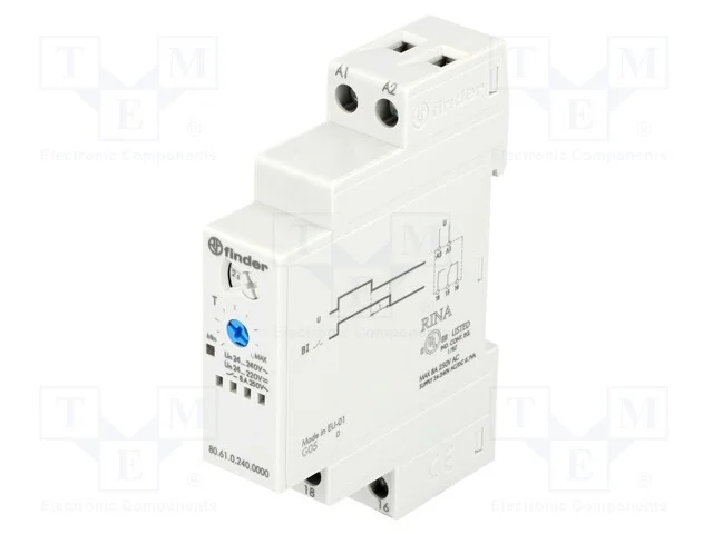 Relé Temporizado, 0,05s÷180s, Spdt, 250vac/8a, Uten: 24÷240vac