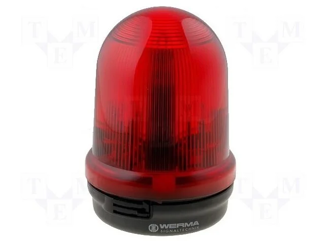 Sinalizador: Luminoso, Iluminação Contínua, Vermelho, 826, Ip65