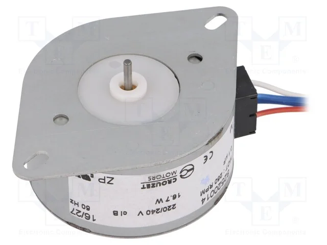 Motor: AC, 1-fásico, 3,5W, 230VAC, 250rot./min, 2.