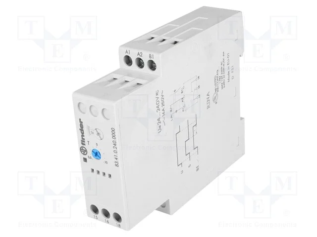 Relé Temporizado, 0,05s÷10dias, Spdt, 250vac/16a, Uten: 24÷240vac
