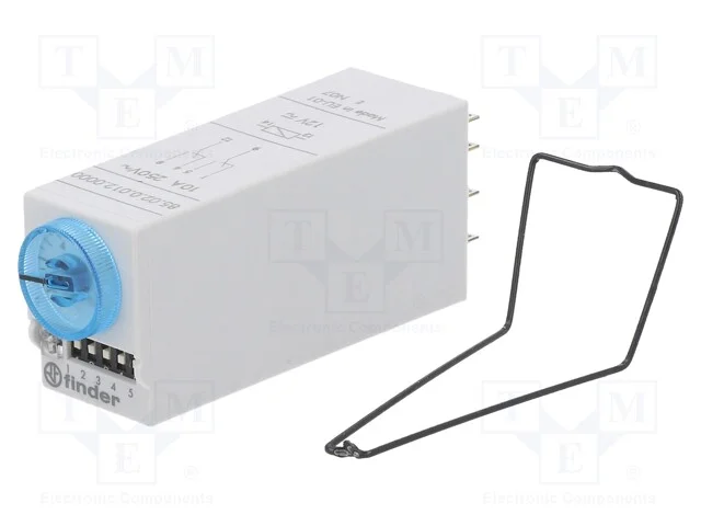 Relé temporizado, 0,05s÷100h, DPDT, 250VAC/10A, U.
