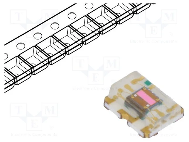 Sensor: Luzes de Fundo, Uten: 2÷3,6vdc, Smt, 2,4x2x0,8mm