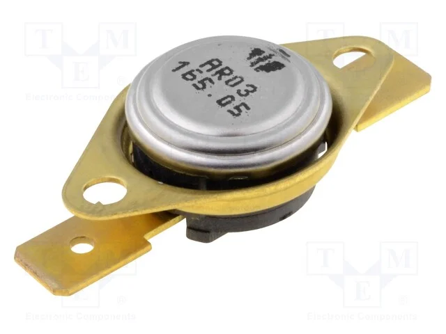 Sensor: Termostato, Spst-Nc, 165c, 16a, 250vac, Conectores 6,3mm