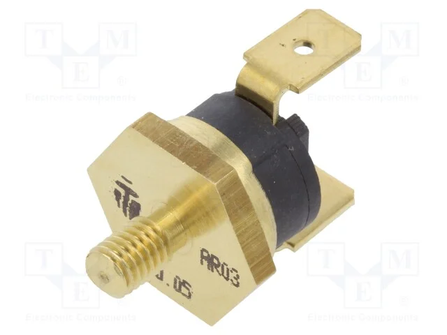 Sensor: Termostato, Spst-Nc, 170c, 16a, 250vac, Conectores 6,3mm