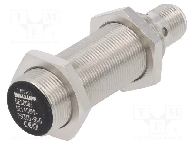 Sensor: Indutivo, Out: Pnp / No, 0&divide;5mm, 12&divide;30vdc, M18, Ip67, 200ma