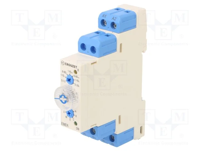 Relé temporizado, 0,1s÷20h, SPDT, 250VAC/5A, Uten.