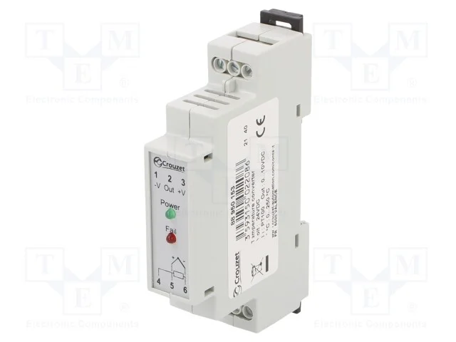 Indutor: de Temperatura, 24vdc, Out 1: 0÷10vdc, In 1: Pt100