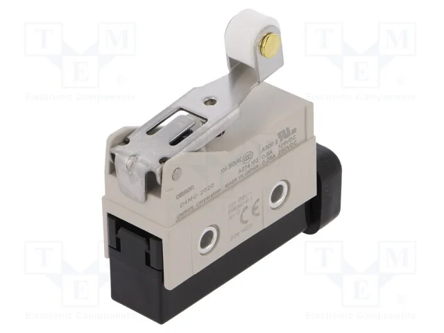 Interruptor Extremo, Alavanca Angular com Rolo, Spdt, 10a, Ip67