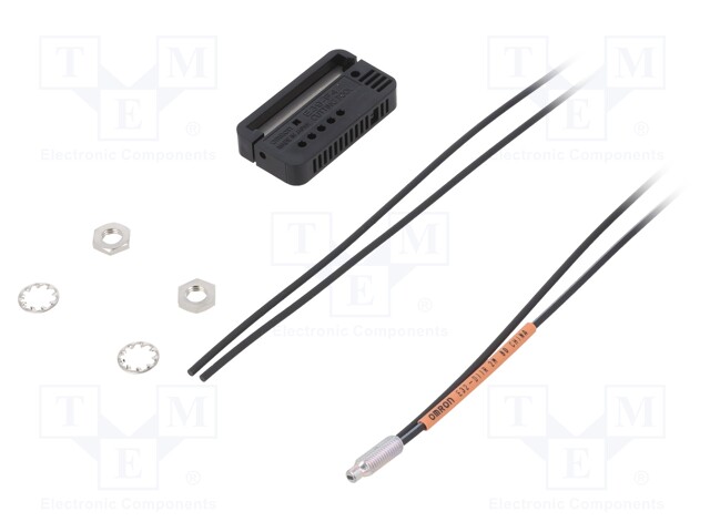 Sensor: fibra ótica, Cobertura: 820mm, Como func:.