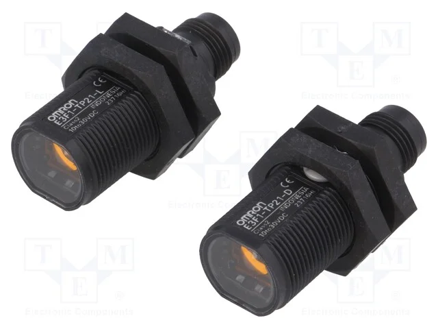 Sensor: Fotoeléctrico, Cobertura: 0÷15m, Pnp, Dark-On,Light-On