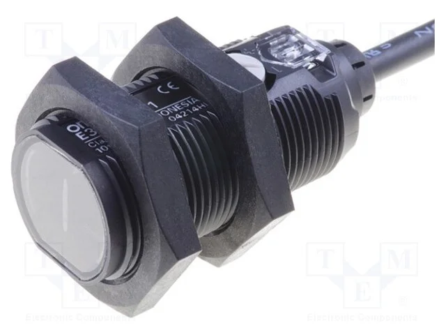 Sensor: Fotoeléctrico, Simples, Cobertura: 0,3m, Pnp, Reflexão