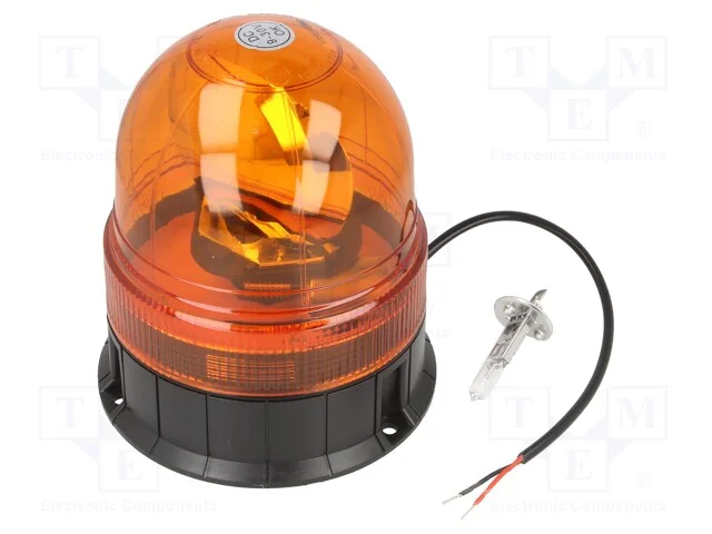 Sinalizador: Luminoso, Laranja, 12vdc,24vdc, Ip56, 165x141mm