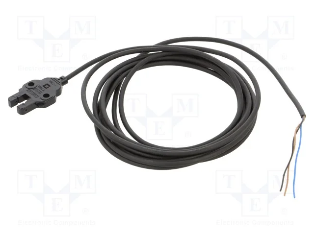 Sensor: Fotoeléctrico, Cobertura: 5mm, Npn, Dark-On,Light-On, 50ma