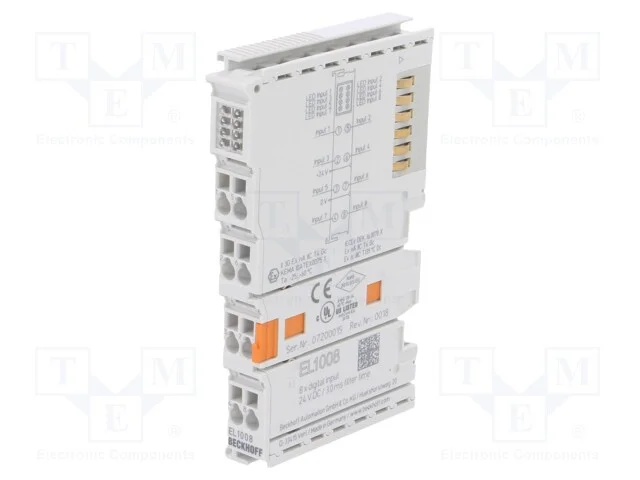 Sa&iacute;das Digitais, 24vdc, Ip20, Ethercat, In: 8, -25&divide;60c