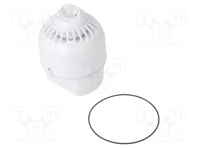 Sinalizador: Sonoro- Fônico, 17÷60vdc, Buzzer,Luz com Flash, Led