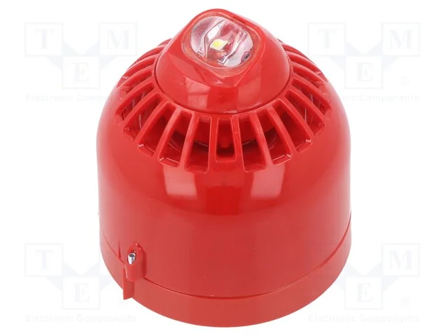 Sinalizador: Sonoro- Fônico, 17÷60vdc, Buzzer,Luz com Flash, Led