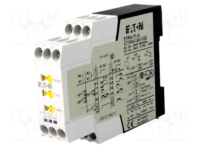 Relé Temporizado, Spdt, 250vac/5a, para Trilho Din