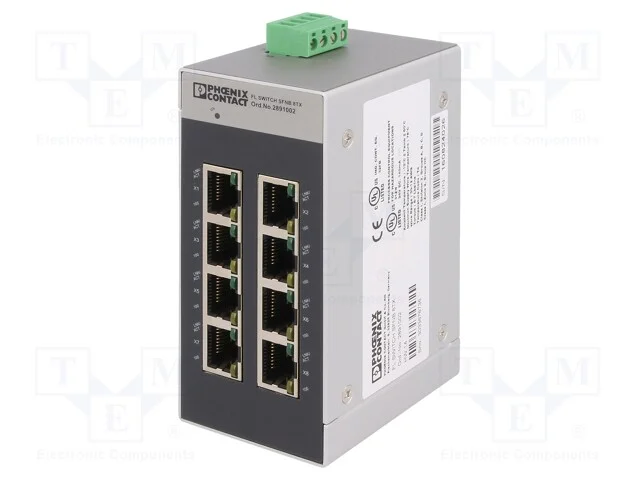 Switch Ethernet, não gerido, Número de portos: 8,.