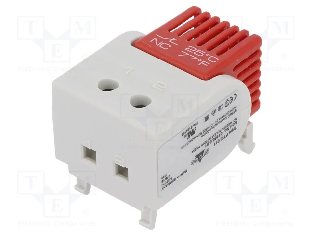 Sensor: Termostato, Nc, Topen: 25c, Tclos: 15c, 5a, 250vac, +5c